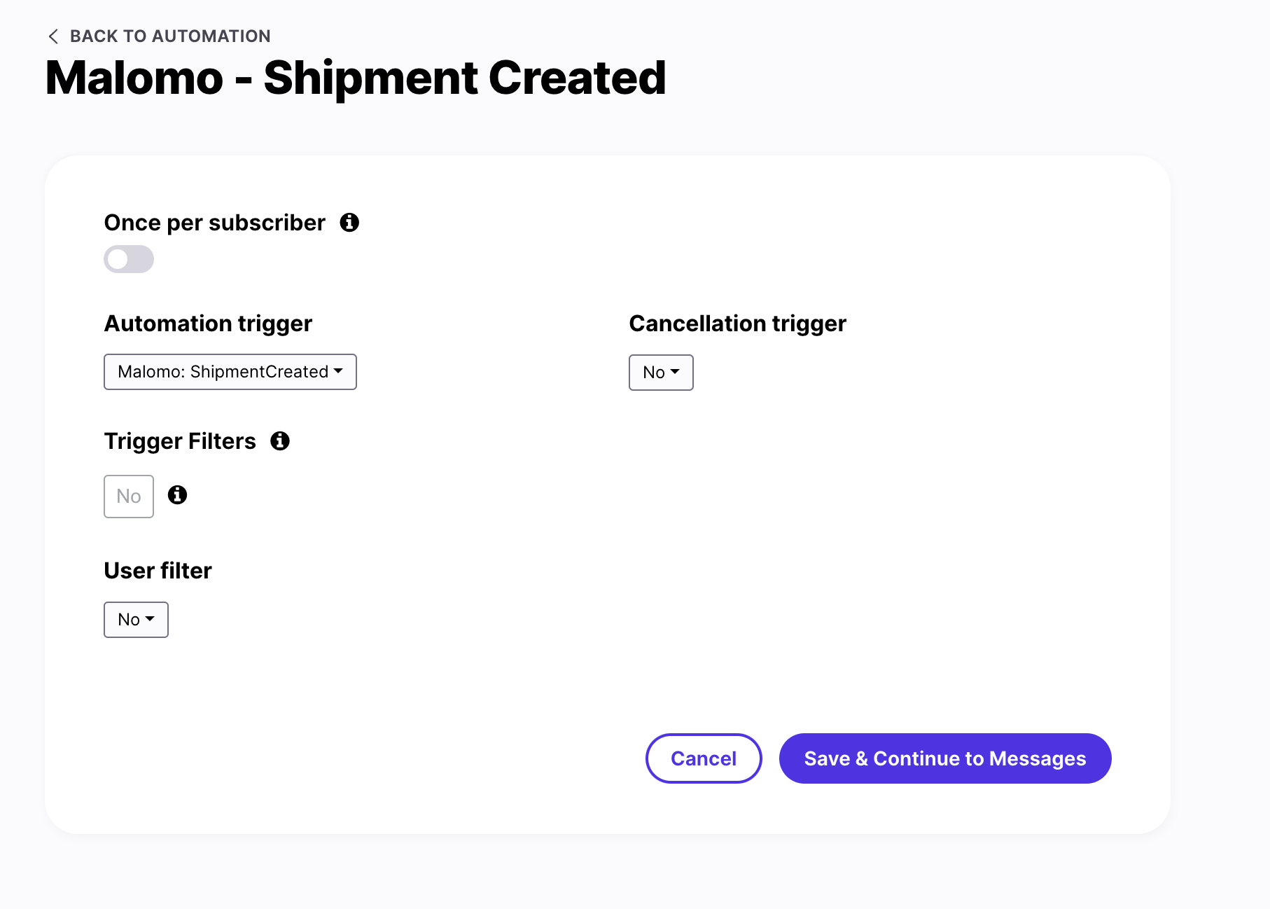 Integrating Malomo and Postscript